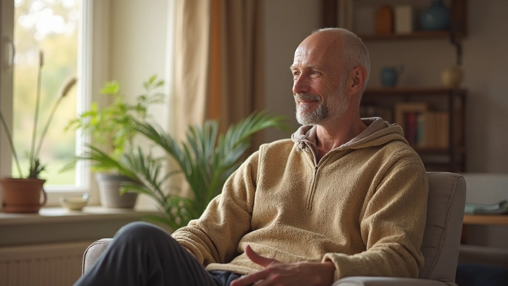 Tägliche Visualisierungsroutine in einem ruhigen, dedizierten Raum mit Entspannungsatmosphäre