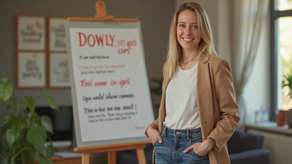 Frau mit geschlossenen Augen bei mentaler Visualisierung und Vorbereitung in ruhiger Umgebung